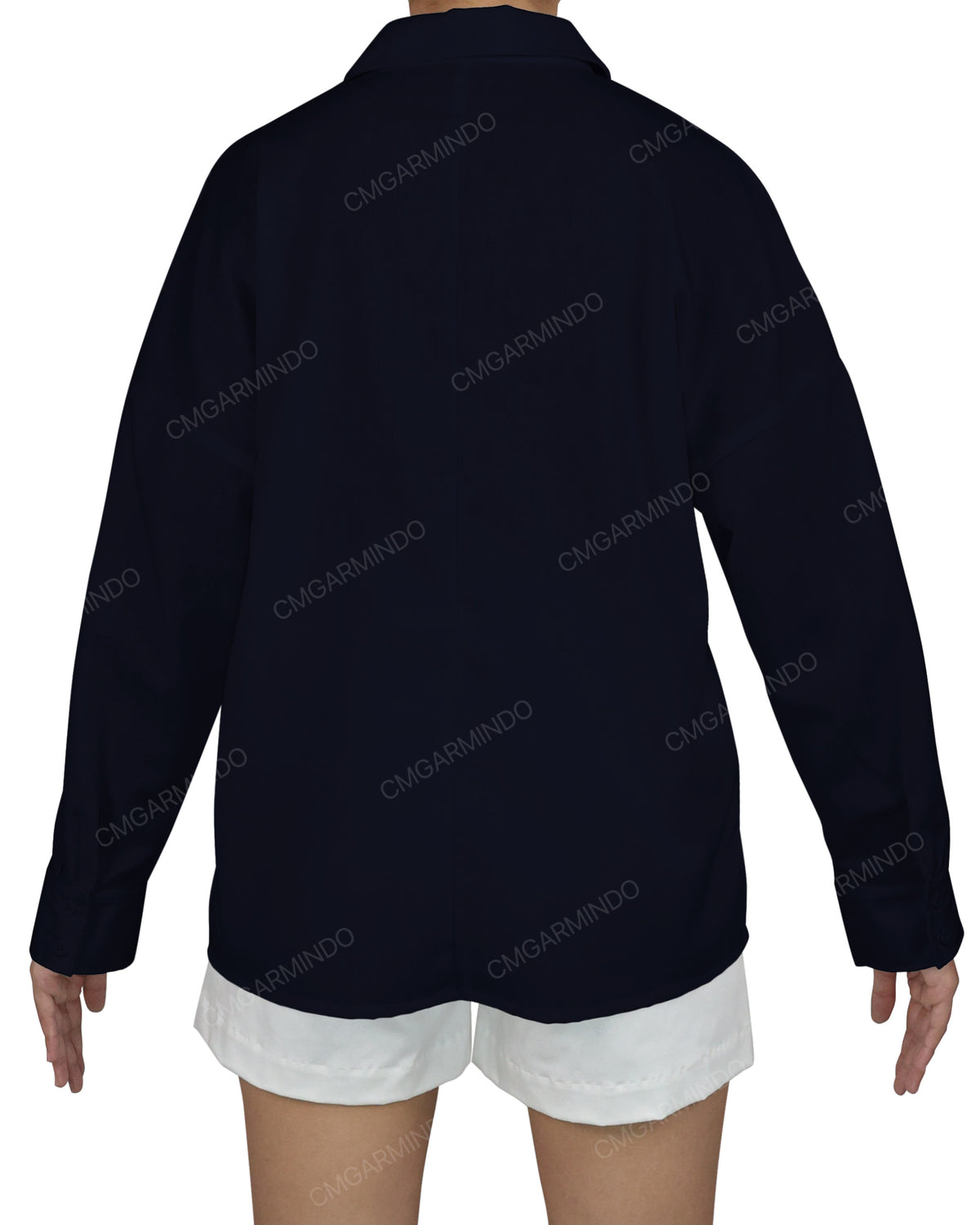 Oversized Dolman Button Up Shirt