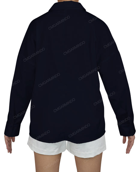 Oversized Dolman Button Up Shirt