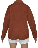 Oversized Dolman Button Up Shirt