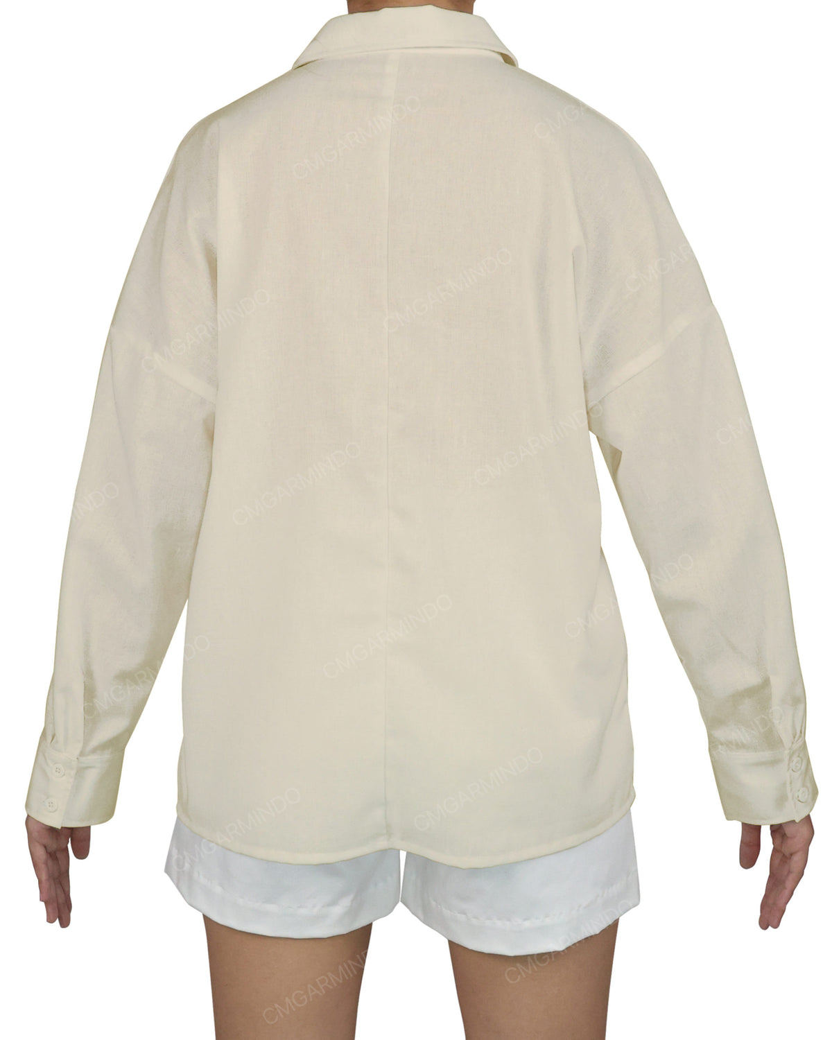 Oversized Dolman Button Up Shirt