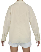 Oversized Dolman Button Up Shirt