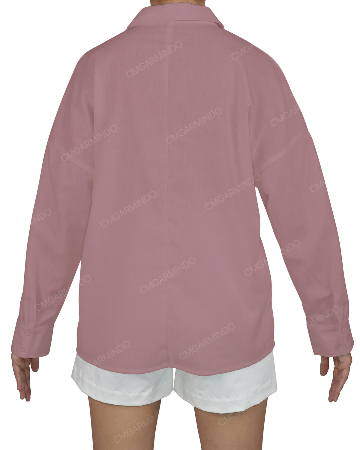 Oversized Dolman Button Up Shirt