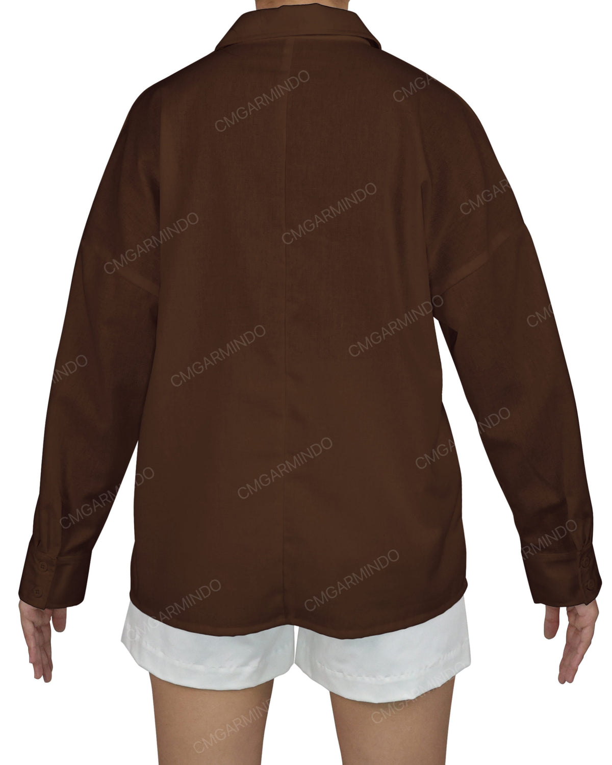 Oversized Dolman Button Up Shirt