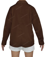 Oversized Dolman Button Up Shirt