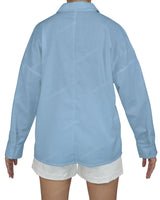 Oversized Dolman Button Up Shirt
