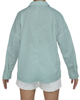 Oversized Dolman Button Up Shirt