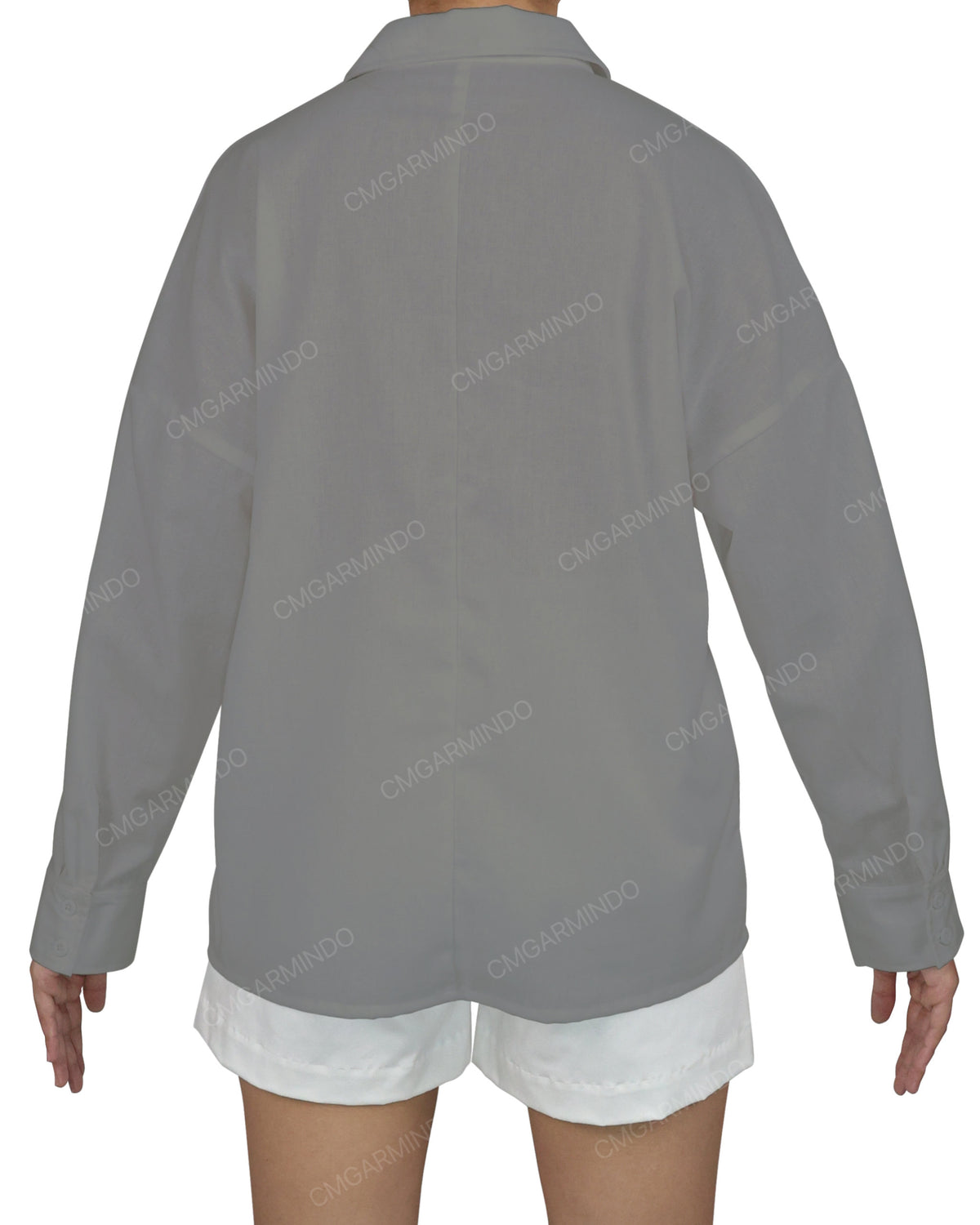 Oversized Dolman Button Up Shirt