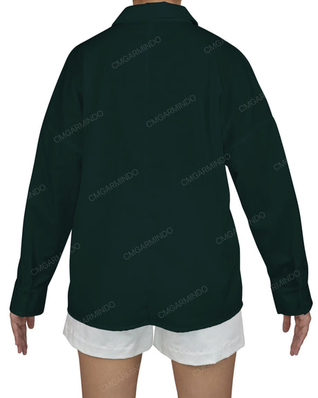 Oversized Dolman Button Up Shirt