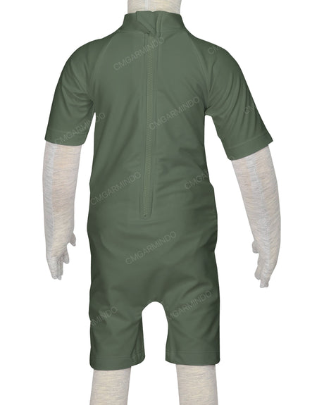 Short Sleeve Zip Back Full Rashie