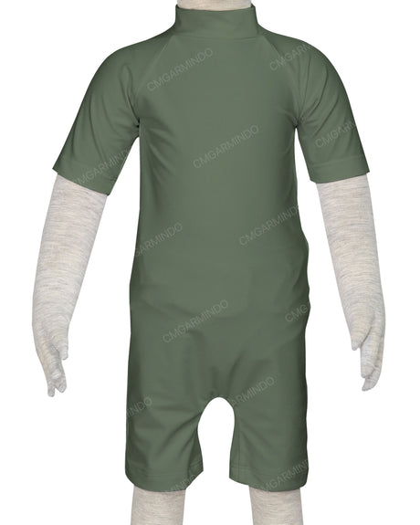Short Sleeve Zip Back Full Rashie