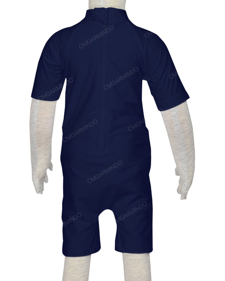 Short Sleeve Zip Back Full Rashie