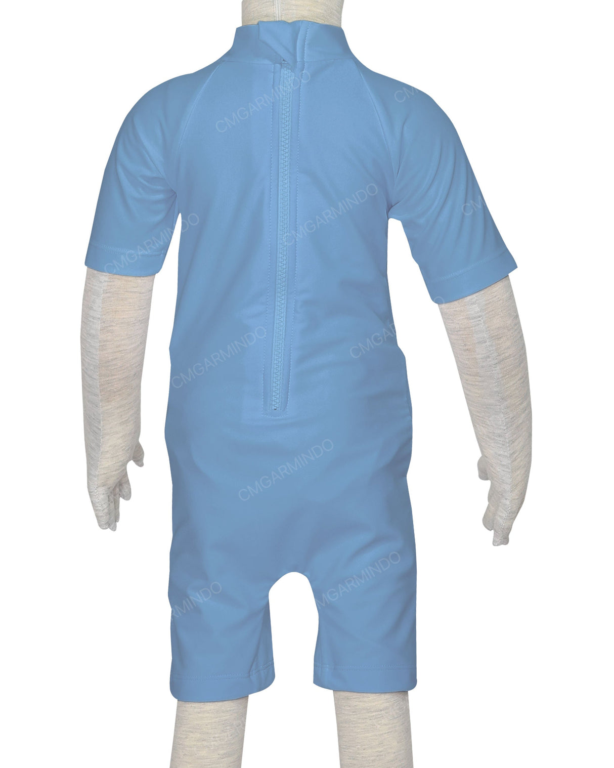 Short Sleeve Zip Back Full Rashie