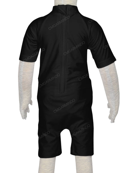 Short Sleeve Zip Back Full Rashie