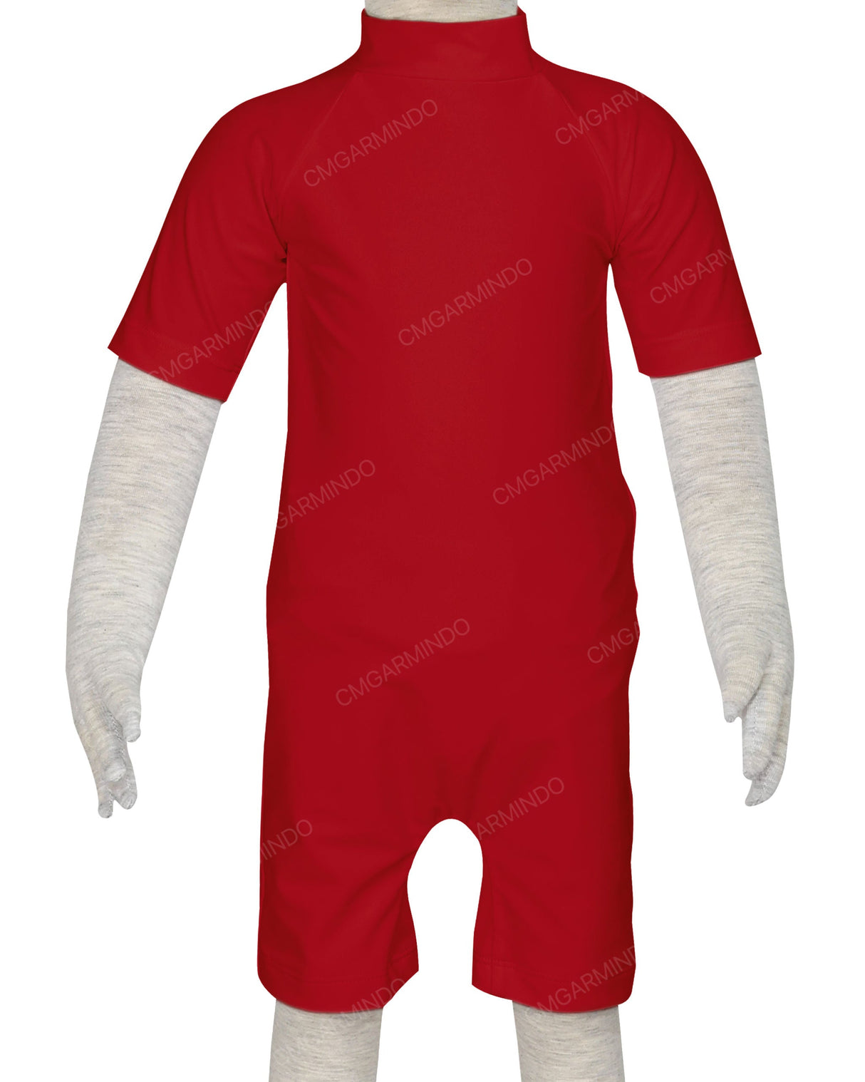 Short Sleeve Zip Back Full Rashie