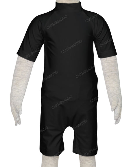 Short Sleeve Zip Back Full Rashie