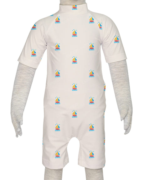 Short Sleeve Zip Back Full Rashie
