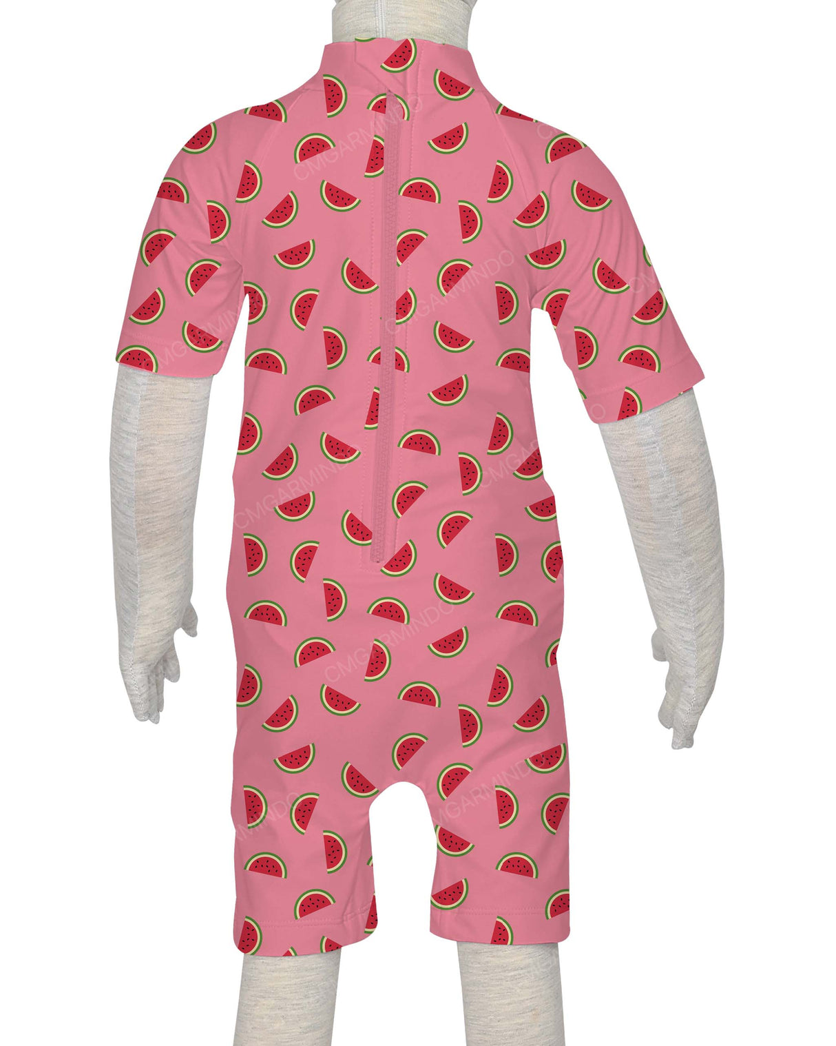 Short Sleeve Zip Back Full Rashie