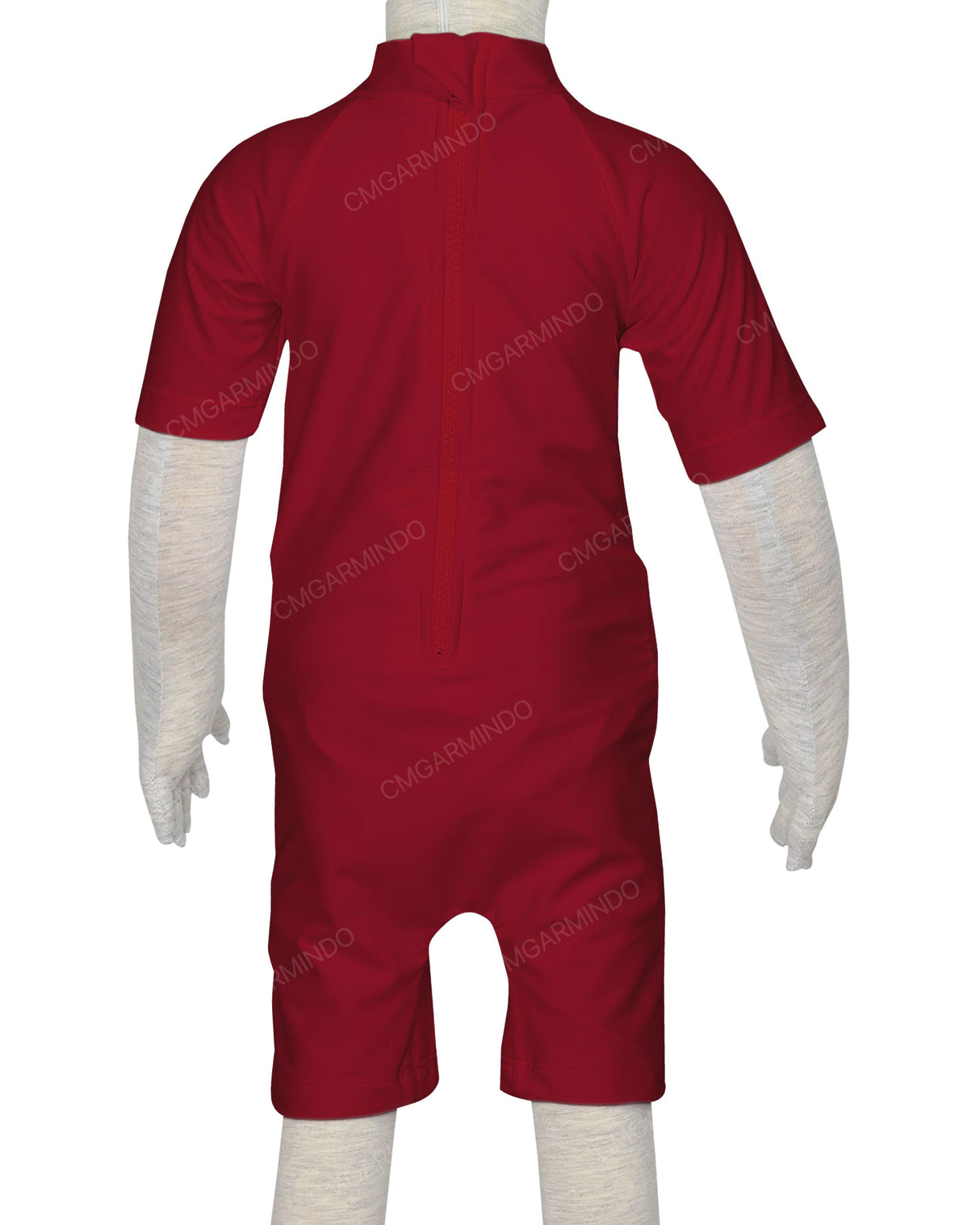 Short Sleeve Zip Back Full Rashie