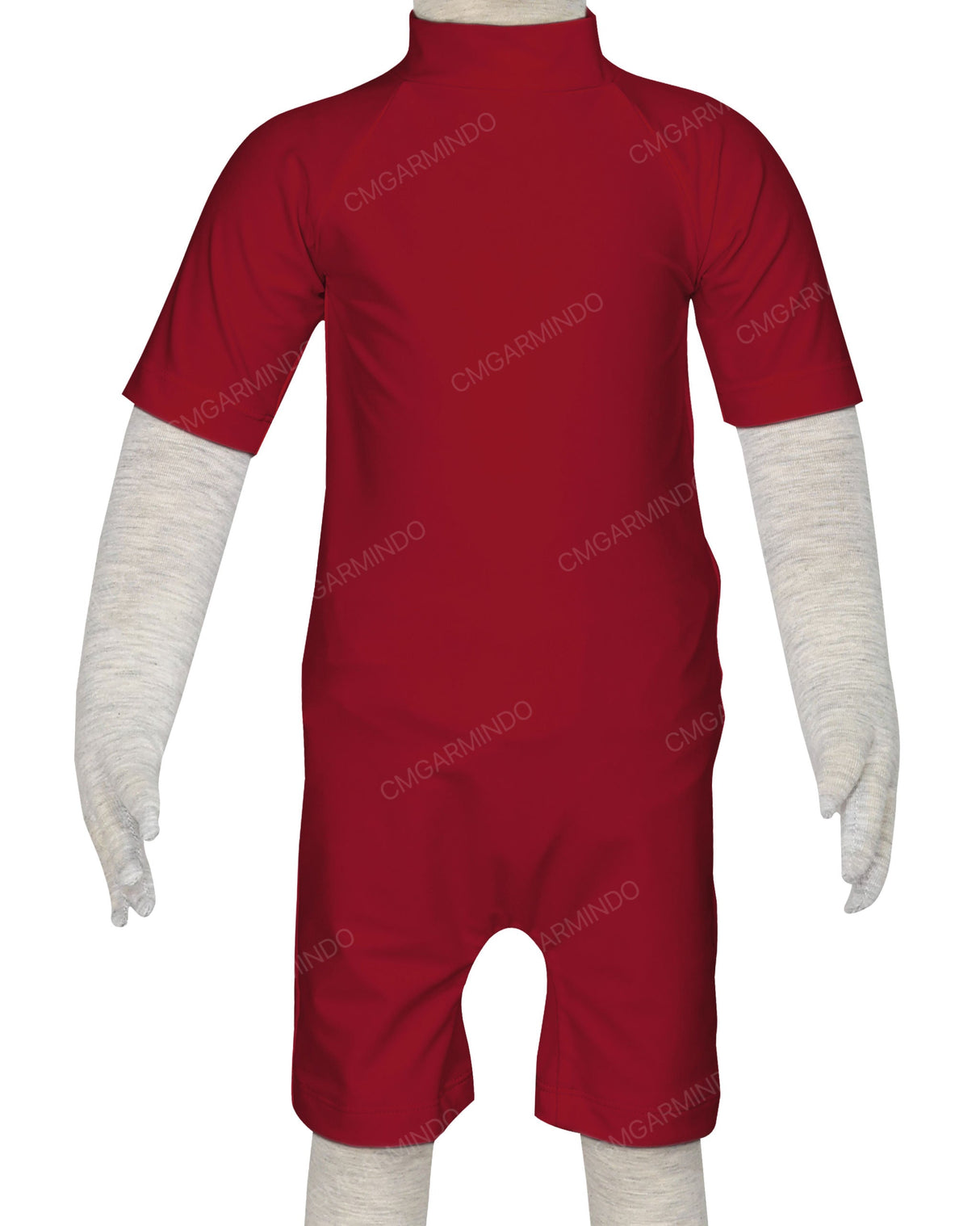 Short Sleeve Zip Back Full Rashie
