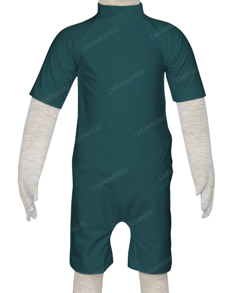 Short Sleeve Zip Back Full Rashie