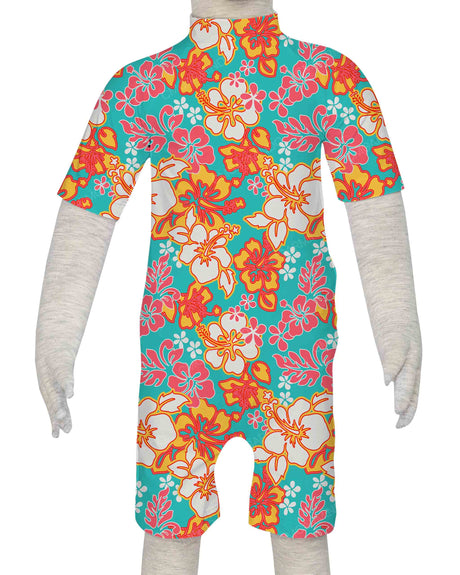 Short Sleeve Zip Back Full Rashie