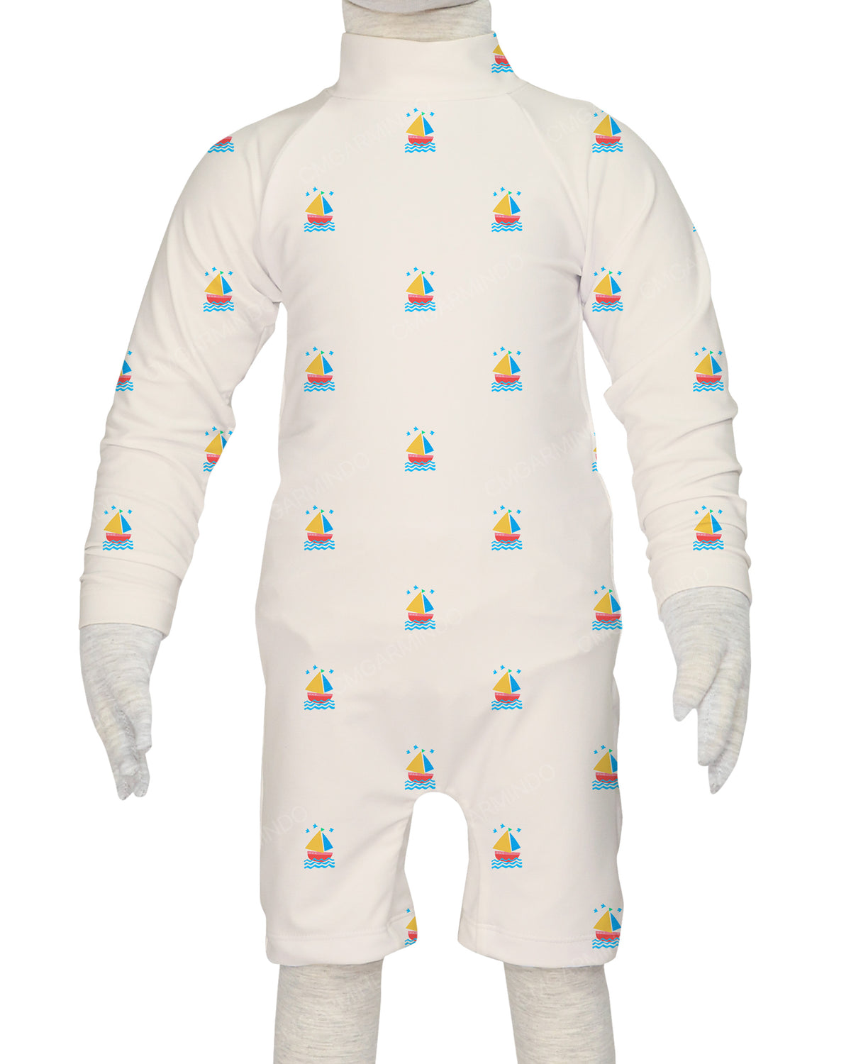 Long Sleeve Zip Back Full Rashie