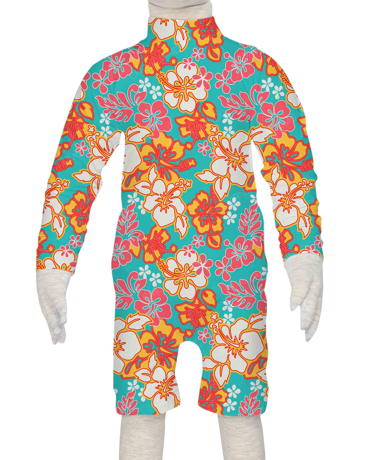Long Sleeve Zip Back Full Rashie
