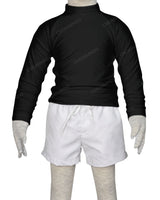 Long Sleeve Back Zip Raglan Rashie