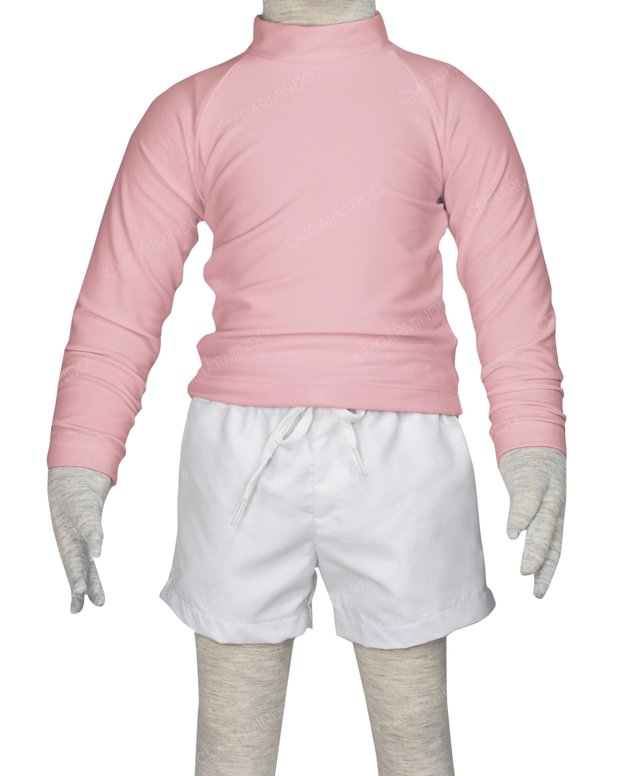 Long Sleeve Back Zip Raglan Rashie