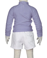 Long Sleeve Back Zip Raglan Rashie