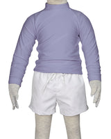 Long Sleeve Back Zip Raglan Rashie