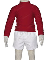 Long Sleeve Back Zip Raglan Rashie
