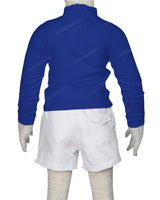 Long Sleeve Back Zip Raglan Rashie
