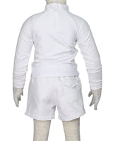 Long Sleeve Back Zip Raglan Rashie