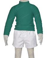 Long Sleeve Back Zip Raglan Rashie