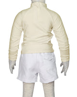 Long Sleeve Back Zip Raglan Rashie