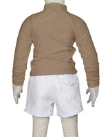 Long Sleeve Back Zip Raglan Rashie