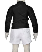 Long Sleeve Back Zip Raglan Rashie