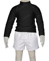 Long Sleeve Back Zip Raglan Rashie
