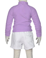 Long Sleeve Back Zip Raglan Rashie