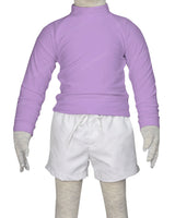 Long Sleeve Back Zip Raglan Rashie