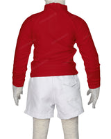 Long Sleeve Back Zip Raglan Rashie