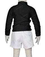 Long Sleeve Back Zip Raglan Rashie