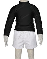 Long Sleeve Back Zip Raglan Rashie