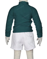 Long Sleeve Back Zip Raglan Rashie