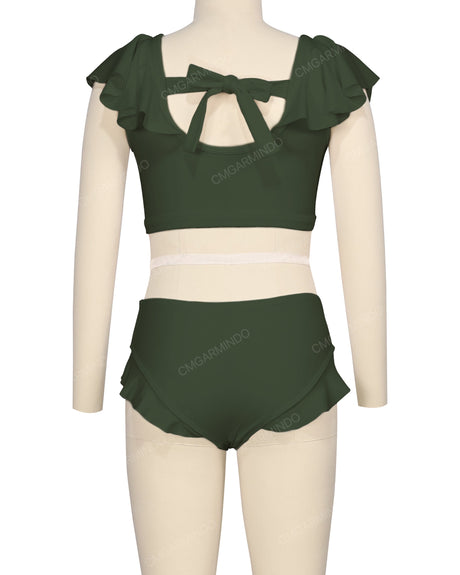 Frill Leg Bikini Bottom