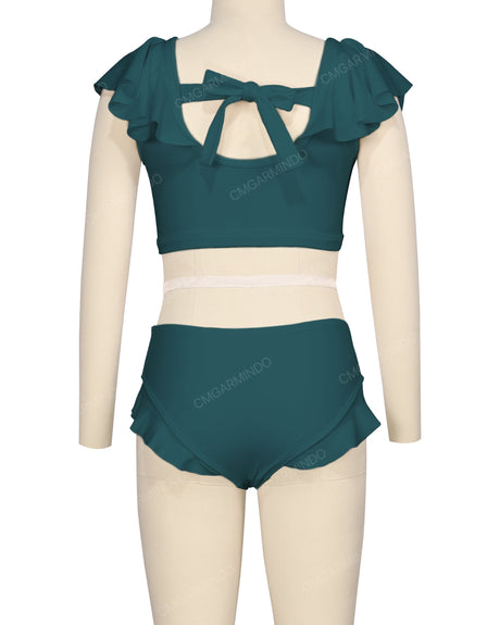 Frill Leg Bikini Bottom