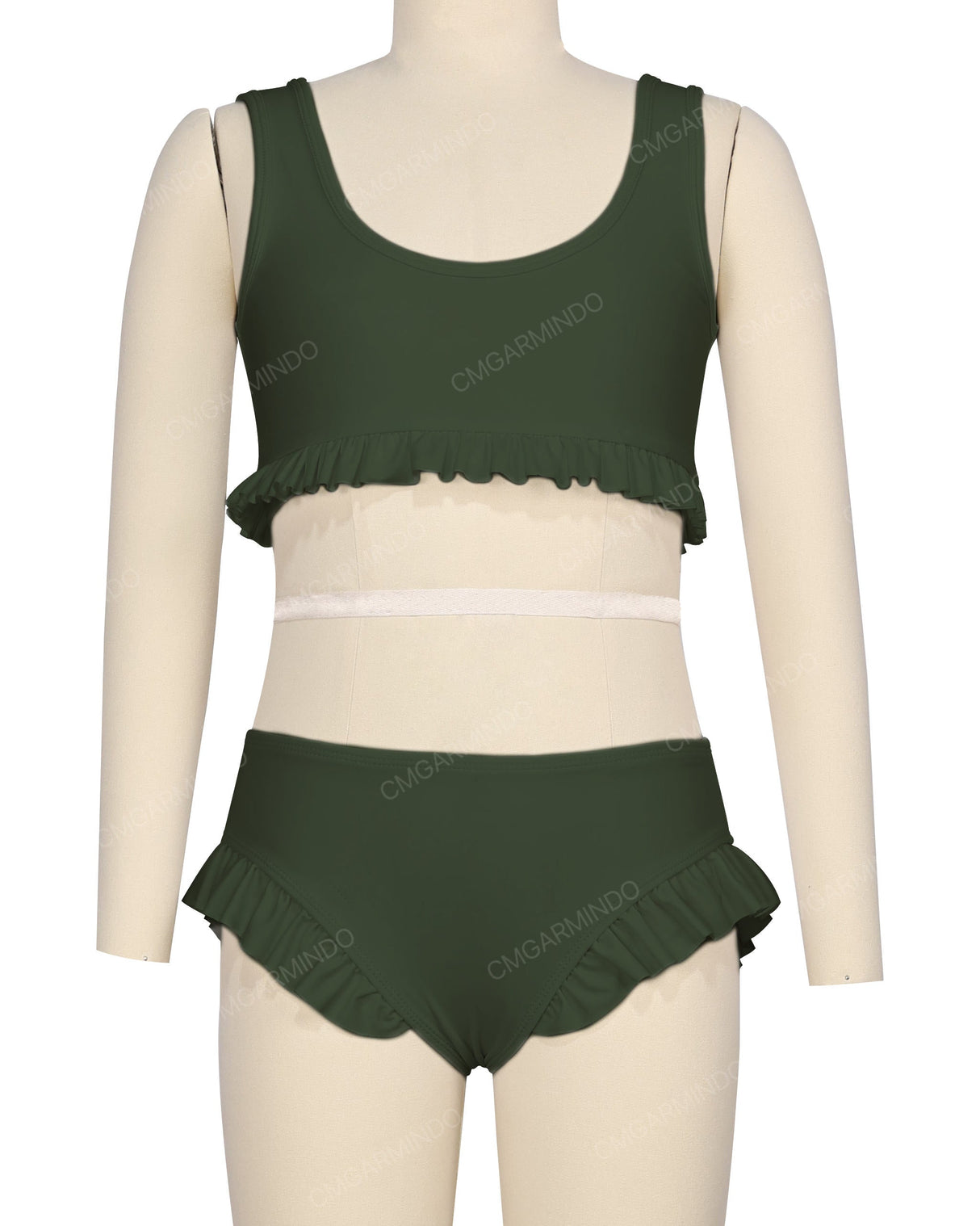 Mini Frill Leg Bikini Bottom