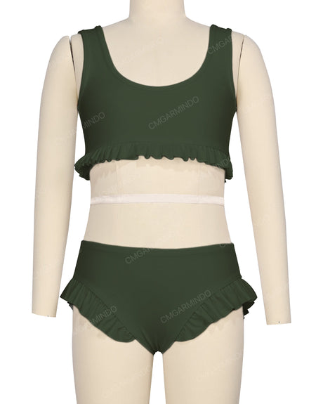 Mini Frill Leg Bikini Bottom