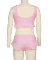 Mini Frill Leg Bikini Bottom